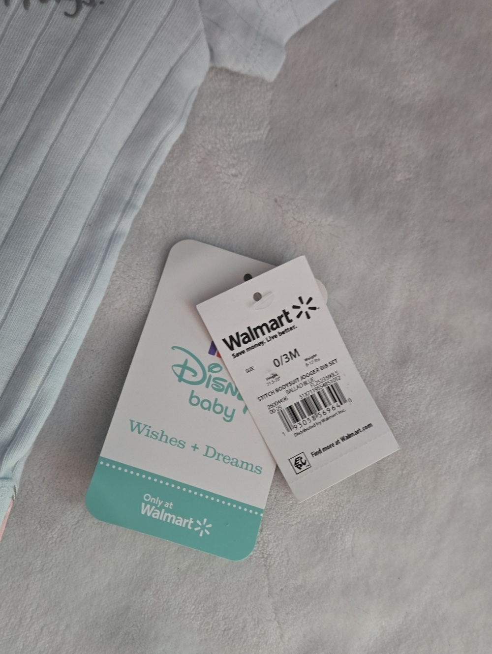NWT Disney Baby 0/3 Month Stitch 4 Piece Outfit - Picture 2 of 7